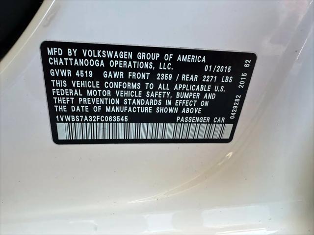 2015 Volkswagen Passat 1.8T Sport
