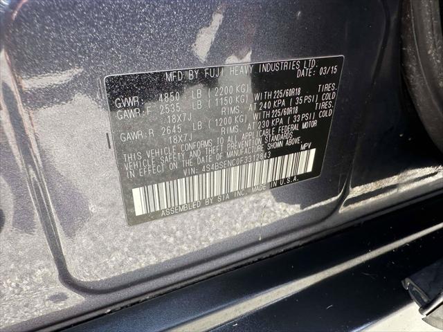 2015 Subaru Outback 3.6R Limited