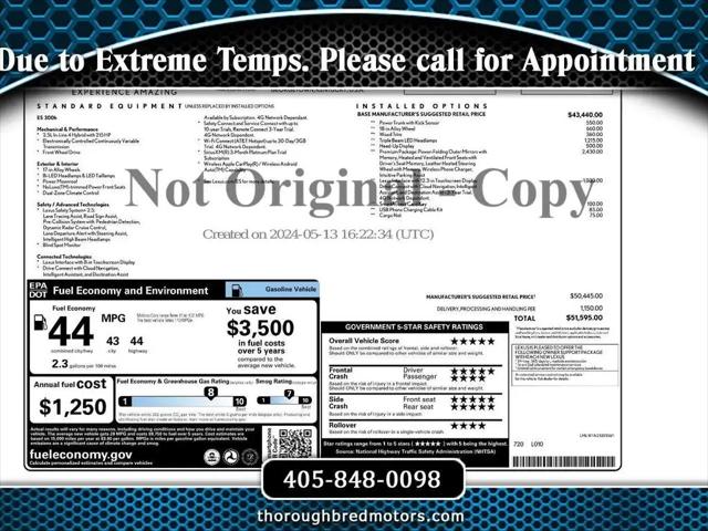 2024 Lexus ES 300h Base for sale in Oklahoma City, OK