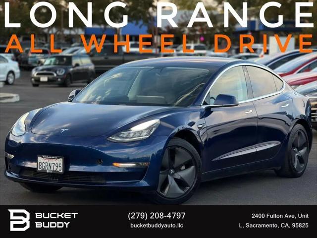 2018 Tesla Model 3 Long Range for sale in Sacramento, CA
