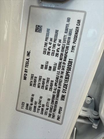 2023 Tesla Model 3 Long Range Dual Motor All-Wheel Drive