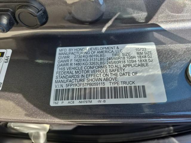 2023 Honda Ridgeline RTL