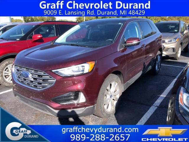 2021 Ford Edge Titanium for sale in Durand, MI
