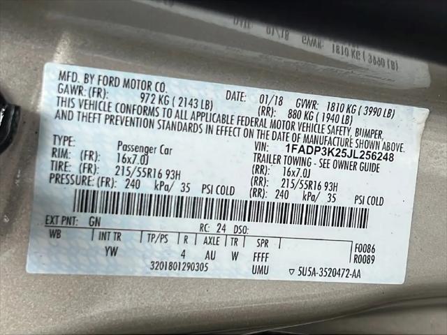 2018 Ford Focus SE