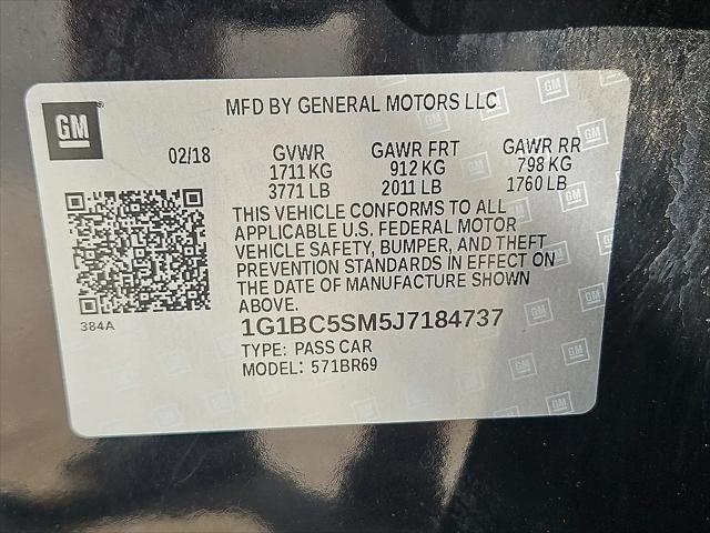 2018 Chevrolet Cruze LS Auto