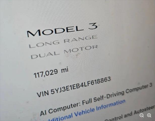 2020 Tesla Model 3 Long Range Dual Motor All-Wheel Drive