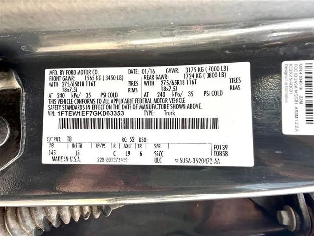 2016 Ford F-150 XLT