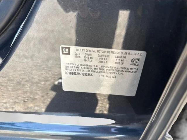 2017 Chevrolet Cruze LT Auto