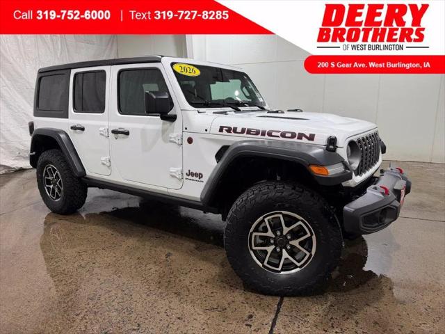 2026 Jeep Wrangler 4-Door Rubicon 4x4 for sale in West Burlington, IA