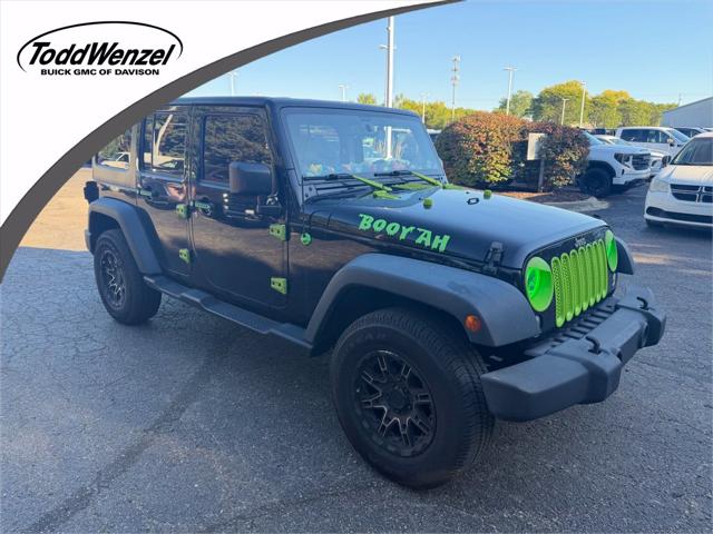 2014 Jeep Wrangler Unlimited Sport for sale in Davison, MI
