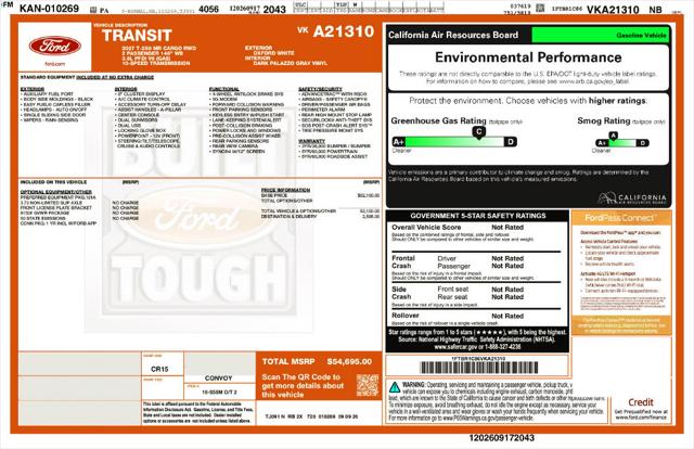 2027 Ford Transit Cargo Van Base