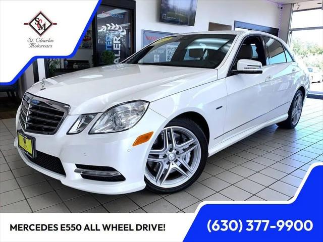 2012 Mercedes-Benz E-CLASS E 550 4MATIC for sale in St Charles, IL