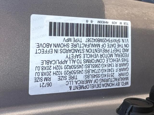 2021 Honda Pilot 2WD Special Edition