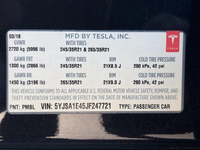 2018 Tesla Model S P100D