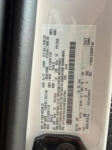 2017 Ford F-150 Platinum