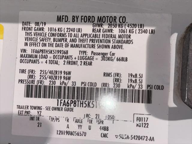 2019 Ford Mustang EcoBoost