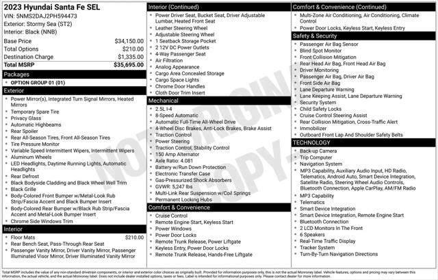 2023 Hyundai Santa Fe SEL