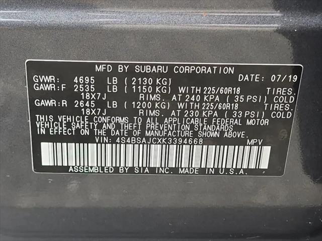 2019 Subaru Outback 2.5i Limited