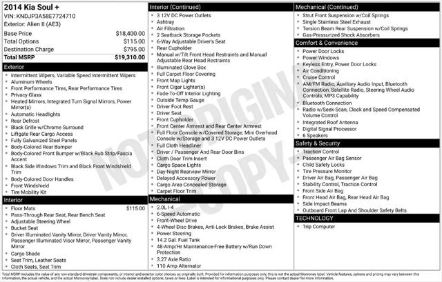 2014 Kia Soul +