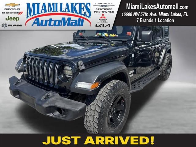 2019 Jeep Wrangler Unlimited Sport S 4x4 for sale in Miami Lakes, FL