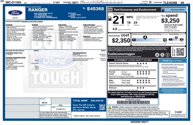 2026 Ford Ranger XL