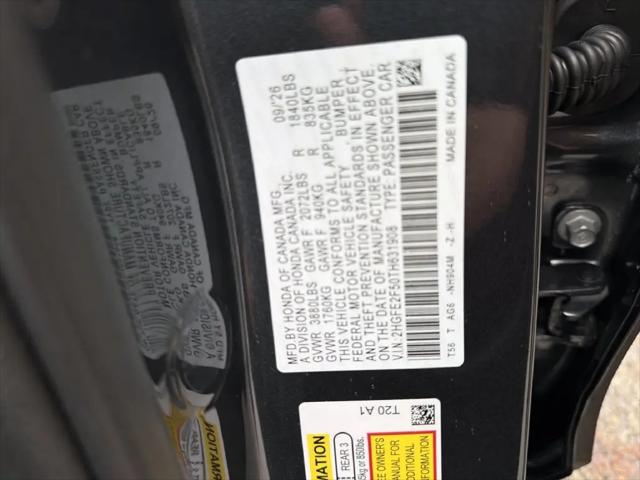 2026 Honda Civic Sport