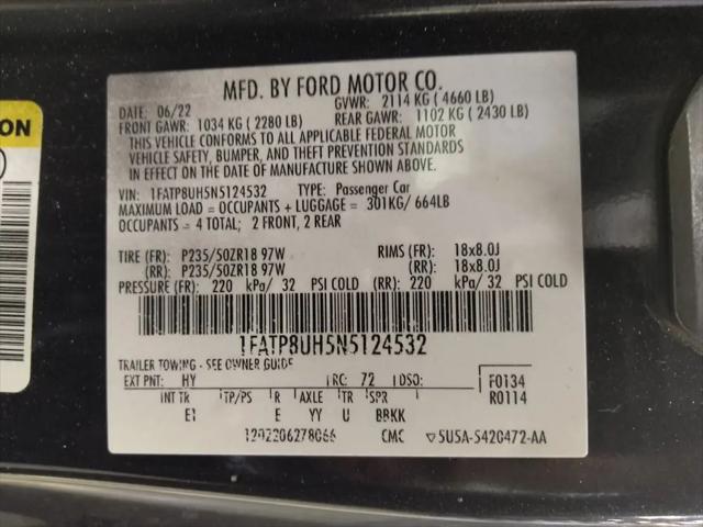 2022 Ford Mustang EcoBoost Premium Convertible