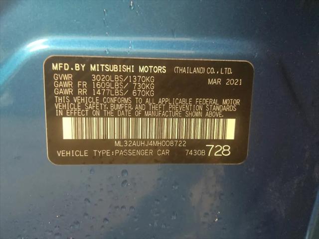 2021 Mitsubishi Mirage ES