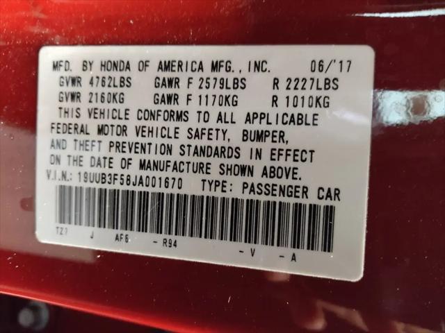 2018 Acura TLX Tech Pkg