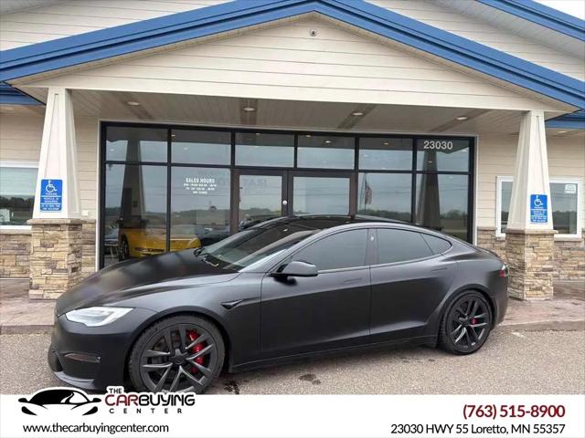 2021 Tesla Model S Plaid Tri Motor All-Wheel Drive for sale in Loretto, MN