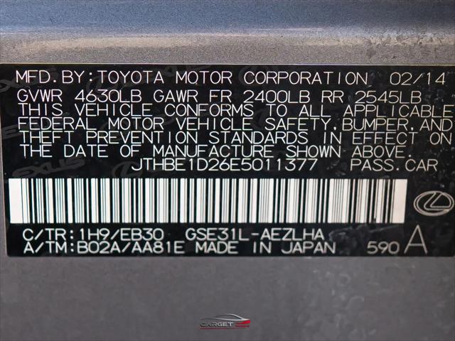 2014 Lexus IS 350 IS 350