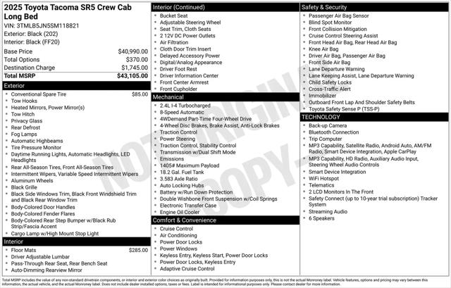 2025 Toyota Tacoma SR5 for sale in Manvel, TX