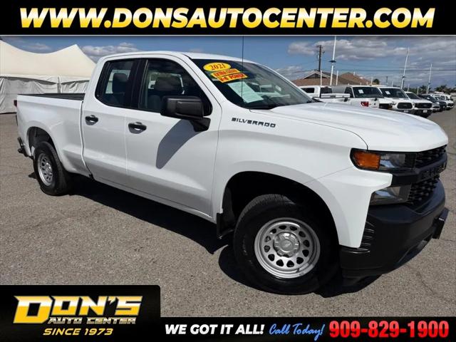 2021 Chevrolet Silverado 1500 2WD Double Cab Standard Bed WT for sale in Fontana, CA