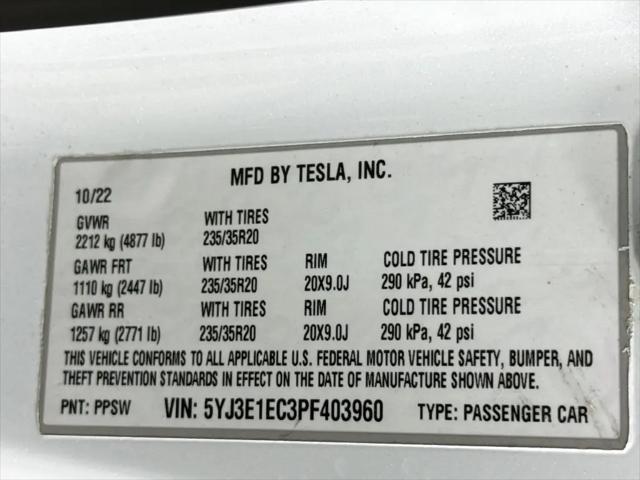 2023 Tesla Model 3 Performance Dual Motor All-Wheel Drive