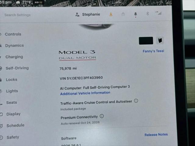 2023 Tesla Model 3 Performance Dual Motor All-Wheel Drive
