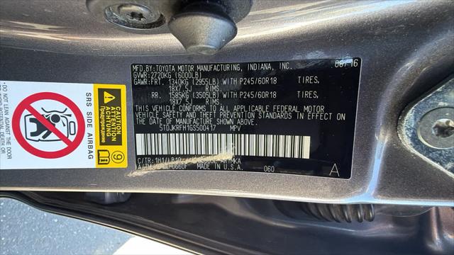 2016 Toyota Highlander XLE V6