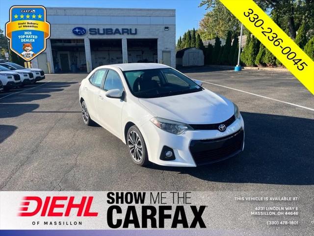 2015 Toyota Corolla S Plus 2015 Toyota Corolla S Plus