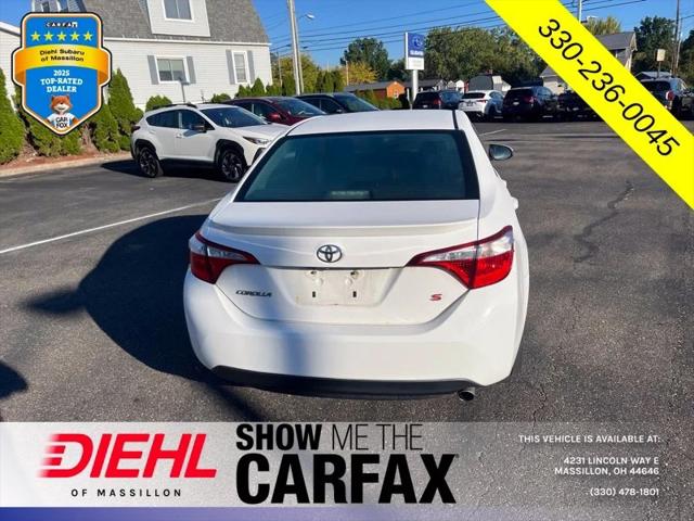 2015 Toyota Corolla S Plus 2015 Toyota Corolla S Plus
