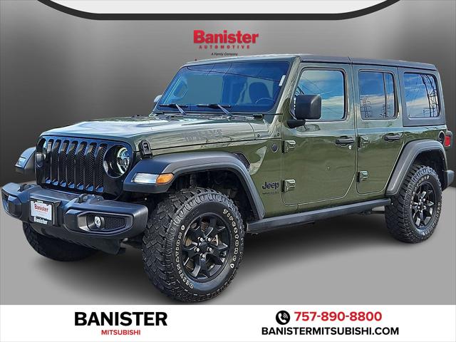 2021 Jeep Wrangler Unlimited Willys 4x4 2021 Jeep Wrangler Unlimited Willys 4x4