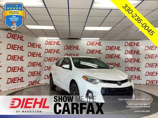 2015 Toyota Corolla S Plus 2015 Toyota Corolla S Plus