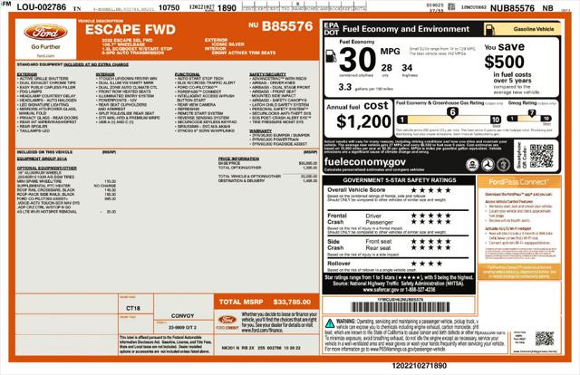 Used 2022 Ford Escape SEL For Sale in Muscle Shoals, AL
