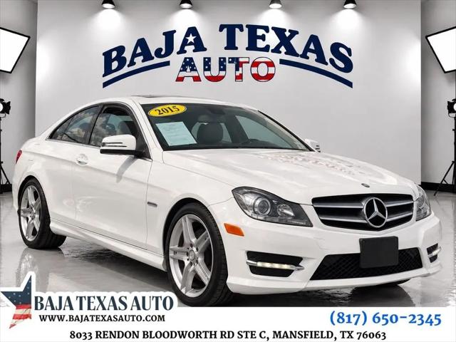 2015 Mercedes-Benz C 250 Coupe for sale in Mansfield, TX