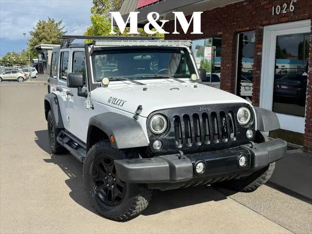 2017 Jeep Wrangler Unlimited Willy Wheeler 4x4 for sale in Portland, OR