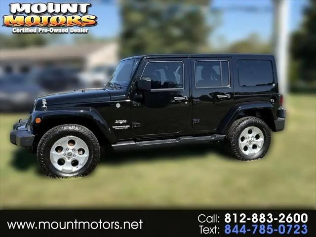 2017 Jeep Wrangler Unlimited Sahara for sale in Salem, IN