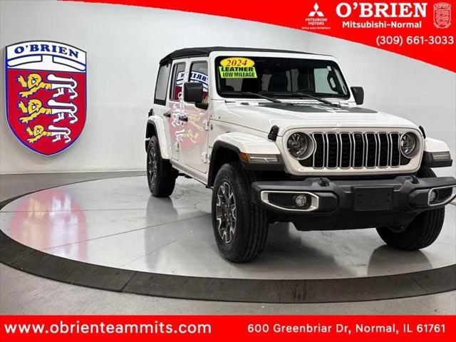 2024 Jeep Wrangler 4-Door Sahara 4x4 for sale in Normal, IL