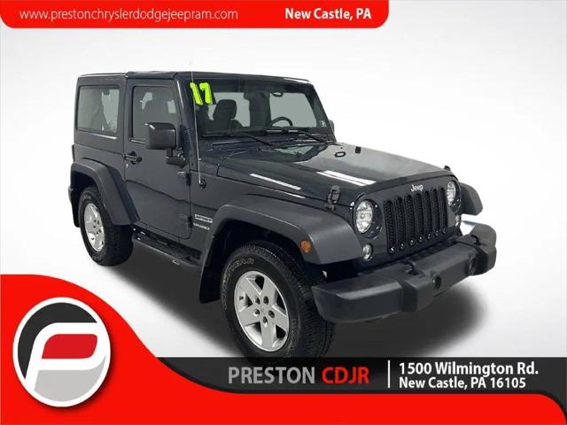 2017 Jeep Wrangler Sport 4x4 for sale in New Castle, PA