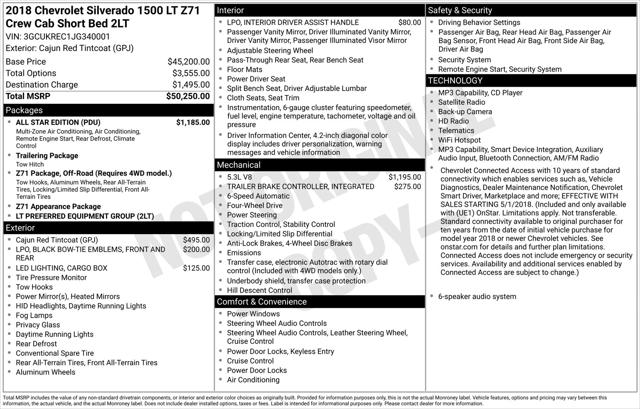 2018 Chevrolet Silverado 1500 2LT for sale in Tracy, CA