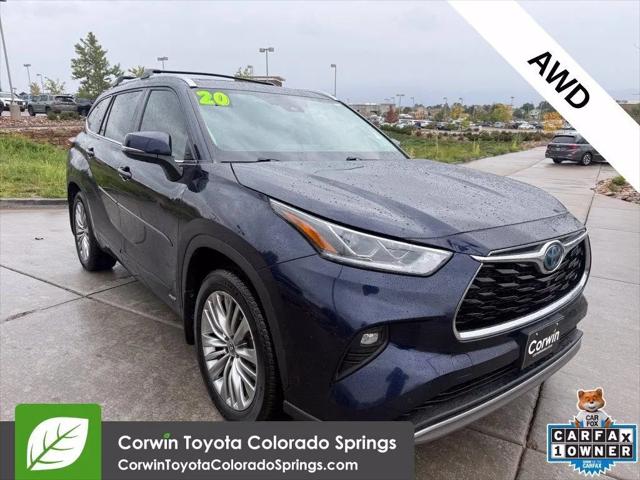2022 Toyota Highlander Hybrid Platinum for sale in Colorado Springs, CO