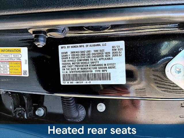 2021 Honda Pilot AWD Touring 8 Passenger