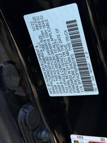 2023 Honda Ridgeline RTL